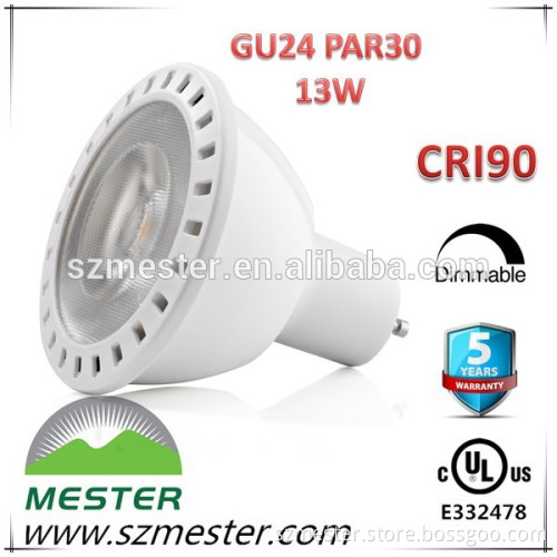 13w 800lm COB Dimmable UL Led Par30 GU24